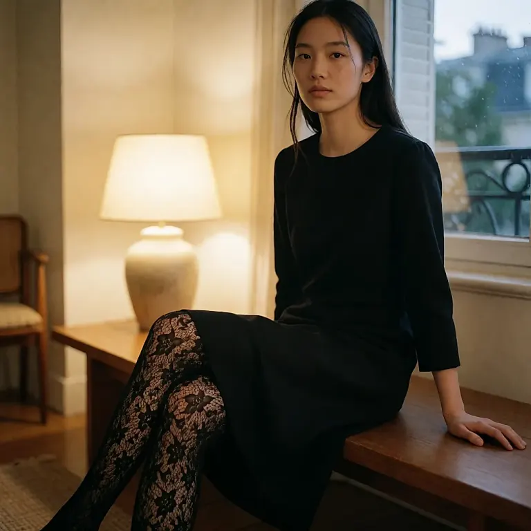 Collants fantaisie : le bas de garde-robe qui redessine la silhouette du soir