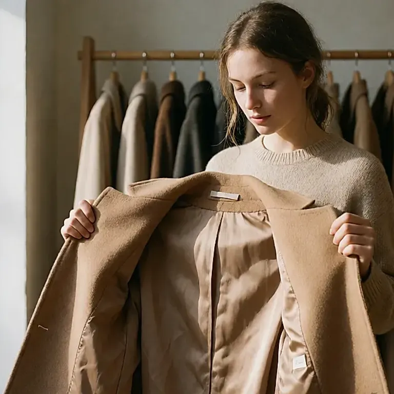 Manteau de seconde main : inspecter doublure, emmanchures et ourlet avant d'acheter