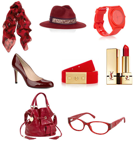 Tendance automne-hiver 11 : le rouge