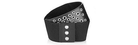 ceinture cloutée noire