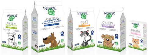 Croquettes bio pour chiens et chats Nestor Bio