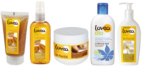 Produits de beauté Lovéa Bio