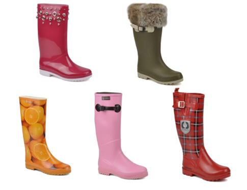 bottes de pluie tendance