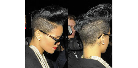 coiffure rihanna: fahion faux-pas