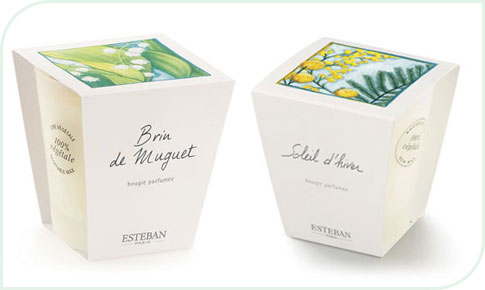 Bougies de saison Esteban