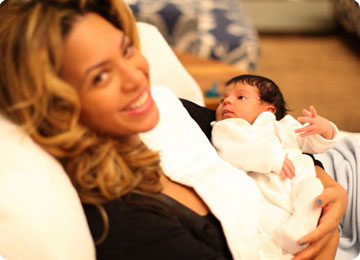 Beyoncé et son bébé