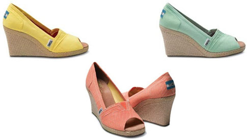 Espadrilles compensées Toms Shoes