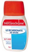 Bicarbonate de soude Mercurochrome