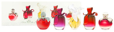 Miniatures de parfum Nina Ricci