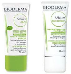 Crème Active et Sébium Pore Refiner, Bioderma