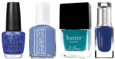 Vernis bleus