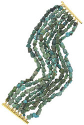 Bracelet turquoises Kenneth Jay Lane