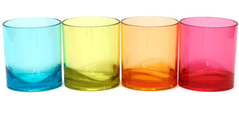 verres colorés Le Grand Comptoir