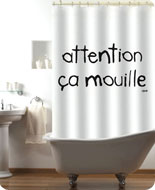 Rideau de douche et photo site Atylia