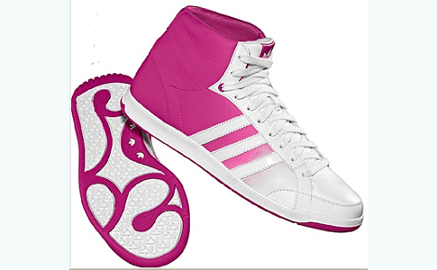 baskets adidas roses pour femme