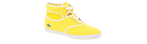 baskets jaune