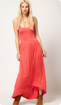 Robe longue Asos