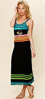 Robe longue en mailles Free People