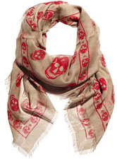 Foulard cachemire Alexander McQueen