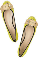 Ballerines jaunes Giuseppe Zanotti