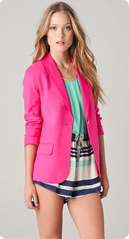 Blazer rose fluo Elizabeth and James