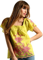 Blouse jaune Asos