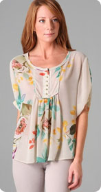 Blouse fleurie Patterson J. Kincaid