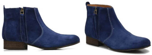 Bottines bleues Addict Initial