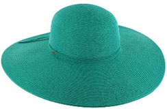 Capeline verte Chapeaushop