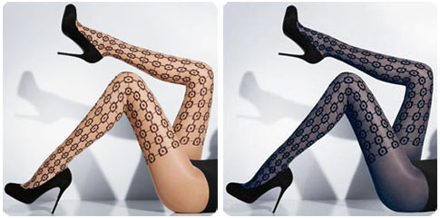 Collants à motifs