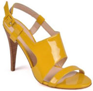 Sandales jaune fluo Charles Jourdan 