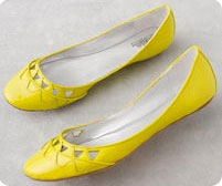 Ballerines jaunes Sigerson Morrison