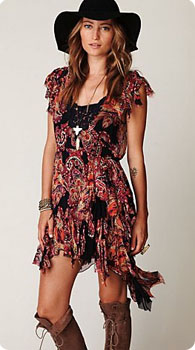 Robe et bottes Free People