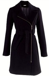 Manteau laine noire, 3 Suisses