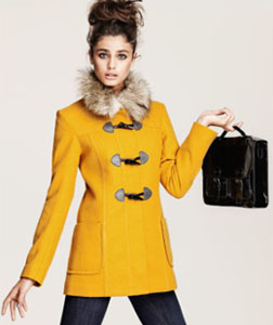 Manteau jaune H&M
