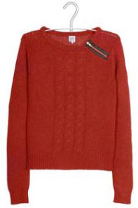 Pull rouge brique Karl Marc John