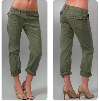 Pantalon army Current/Elliott