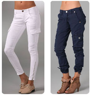 Pantalons cargo J Brand et True Religion