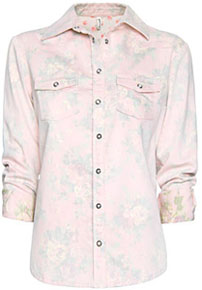 Chemise folk Mango