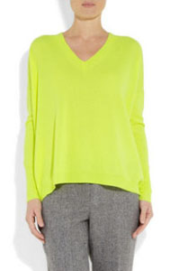 Pull vert citron J.Crew