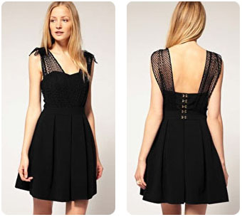 Robe noire habillée Whistles