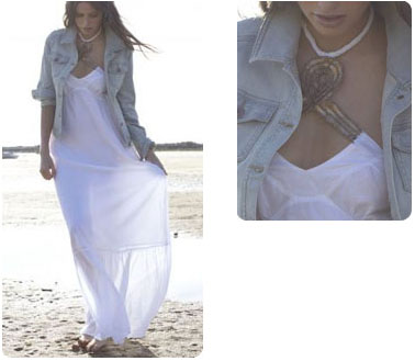 Robe longue blanche 3 Suisses