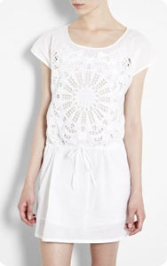 Robe coton blanc Vanessa Bruno Athé