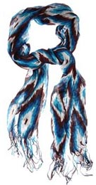 Foulard bleu Morgan