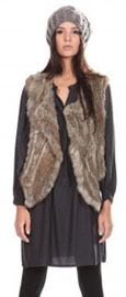 Gilet en fourrure Antik Batik