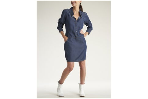 Robe chemise Somewhere en jean