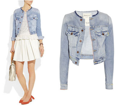 Veste en jean Textile Elizabeth & James