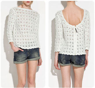 Pull crochet Zara