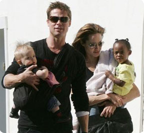 Angelina, Brad, Zahara et Siloh Nouvel