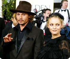 Johnny Depp et Vanessa Paradis